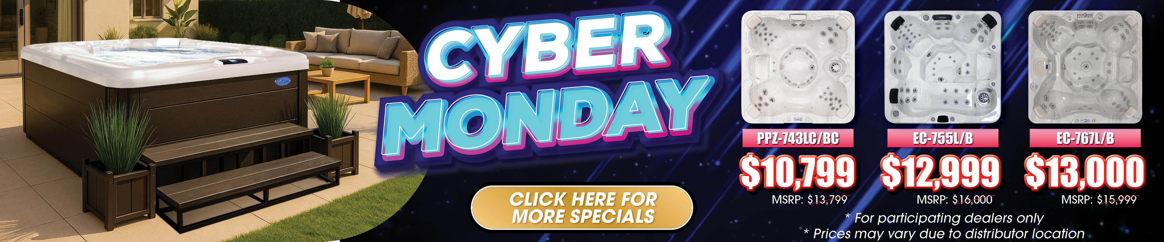 Calspas hot tub being used in a family setting - Santa Monica