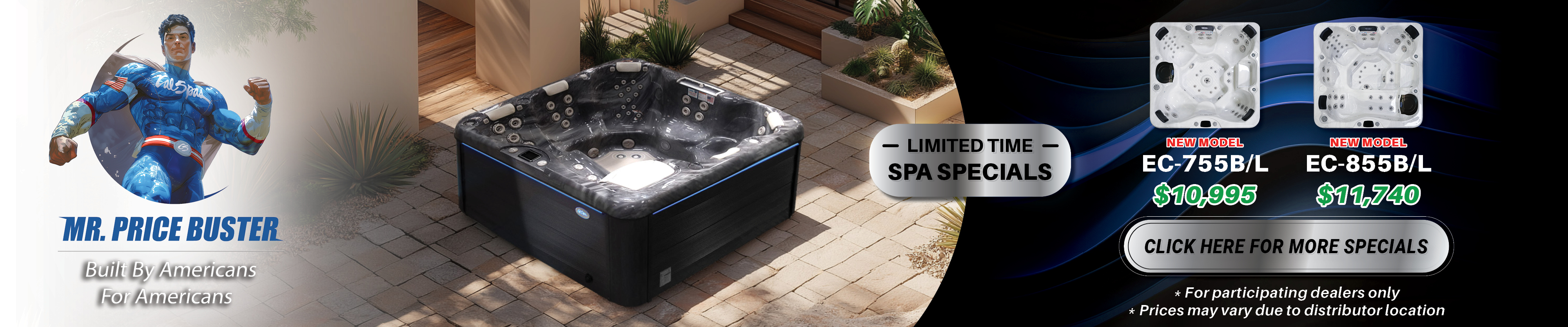 Calspas hot tub being used in a family setting - Santa Monica